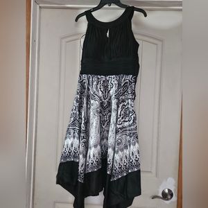 Melrose brand dress, size 10, black and white
